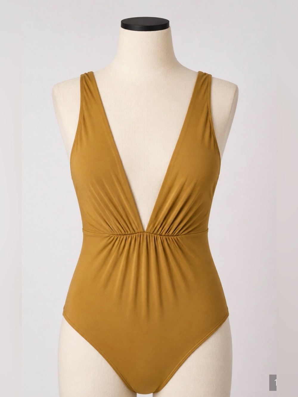 NEW TORI PRAVER BROWN ANDIE STRAPPY ONE PIECE SWIMSUIT XS